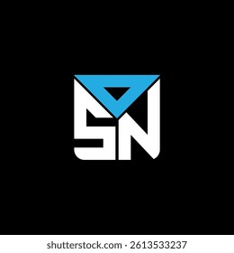 OSN letter logo creative design with vector graphic, OSN simple and modern logo. OSN luxurious alphabet design  