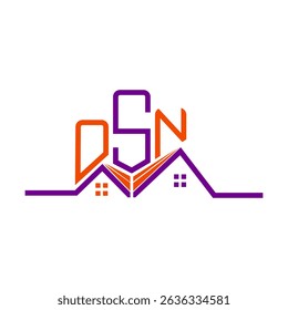 OSN Real State Logo Design, OSN einfaches und modernes Logo. OSN luxuriöses Alphabetdesign  