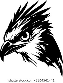 Osprey Head - Hochwertiges Vektorlogo - Vektorgrafik ideal für T-Shirt-Grafik