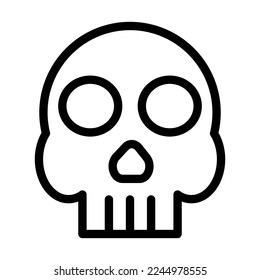 Osteology Vector Line Icon Design