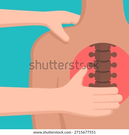 Osteopathy icon in thin line. Manual therapy that uses hands-on techniques like massage, stretching, and joint manipulation to diagnose, treat, and prevent health problems