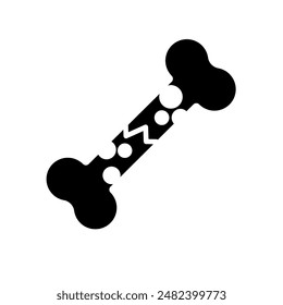 Osteoporosis, bone  - vector icon	