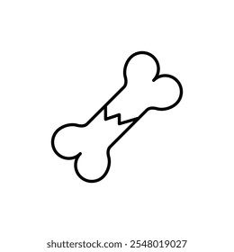 Ícone de osteoporose web design em vetor