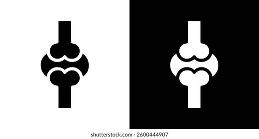 Osteoporosis icons vectors set in solid style.