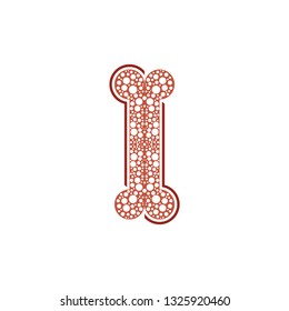 osteoporosis logo bone vector icon 