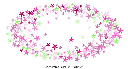 Diseño vectorial mínimo de flores Osteospermum. El pequeño florecimiento de los campos se forma aislado. Motivo de San Valentín. Flores elegantes florecimiento abstracto Osteospermum. Días de verano.