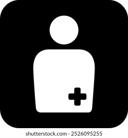 The ostomate icon isolated on white background