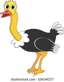 Ostrich Cartoon