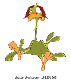 Ostrich cartoon