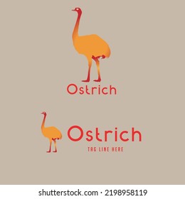 Ostrich Logo Template, 100% Re-sizable, Editable vector, Easily customizable colors, The files contains groups, Print Ready CMYK Color, 300DPI