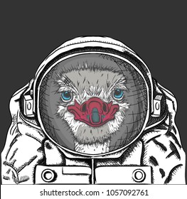 bird in space suit