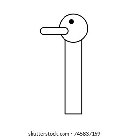 ostrich  vector  illustration