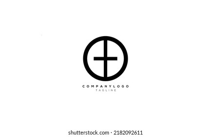 OT TO Abstraktes Logo für Anfangsbuchstaben des Monogrammalphabets
