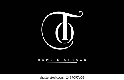 OT, TO Abstract Letters Logo Monogram