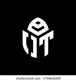 OT monogram logo with a cypress shape luxury style design template