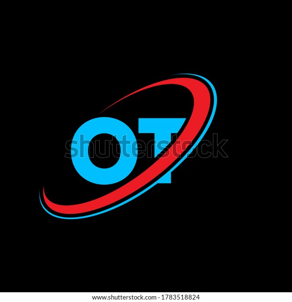 Ot O T Letter Logo Design Stock Vector (Royalty Free) 1783518824 ...