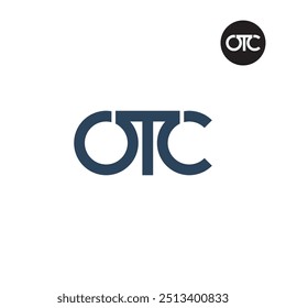 Design de Monograma de Letra de Logotipo OTC