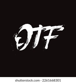 Otf text effect t-shirt design.