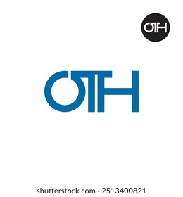 Design de Monograma de Letra de Logotipo OTH