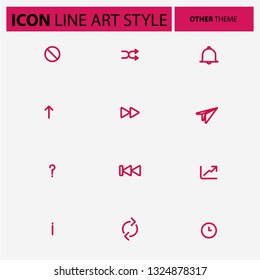 Othe theme icon with line style color