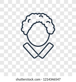 Othello concept vector linear icon isolated on transparent background, Othello concept transparency concept in outline style