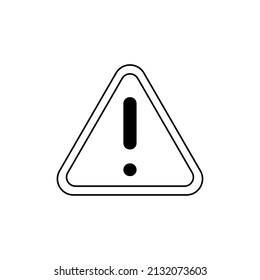 other danger road sign. traffic sign vector illustration