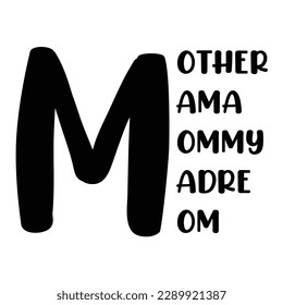 Other mama mommy madre mom, Mother's day t shirt print template, typography design for mom mommy mama daughter grandma girl women aunt mom life child best mom adorable shirt