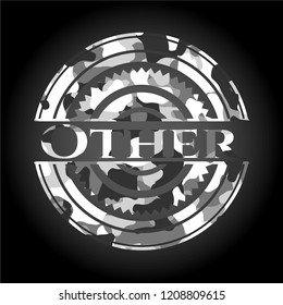 Other on grey camouflage pattern