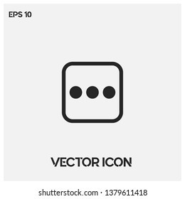 "Other"category vector icon illustration. Ui/Ux. Premium quality.
