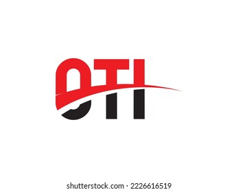 Initial-Logo-Design-Vektorgrafik des OTI-Buchstabens