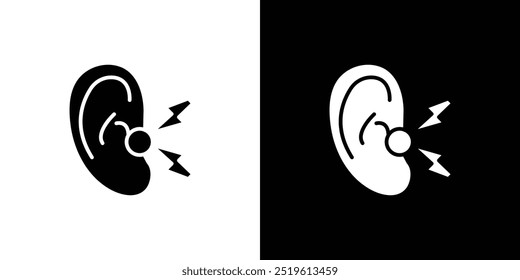 Otitis icon linear logo isolated