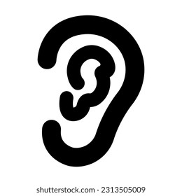 Otology Vector Glyph Icon For Personal And Commercial Use.
