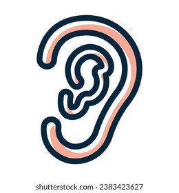 Otology Vector Thick Line Filled Dark Colors Icons For Personal And Commercial Use.
