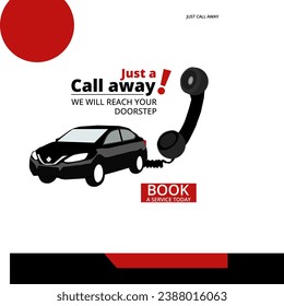 Otomotif poster template drive sales label car
