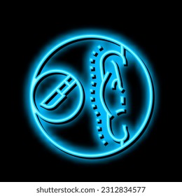 otoplasty surgery neon light sign vector. otoplasty surgery illustration