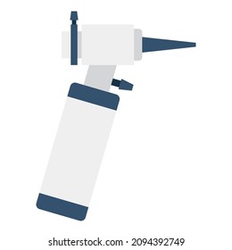 otoscope flat clipart vector illustration