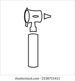 Otoscope Icon Line Vector graphics