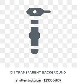 Otoscope icon. Trendy flat vector Otoscope icon on transparent background from Health and Medical collection. 