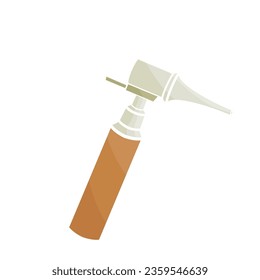 otoscope for pet color vector illustration