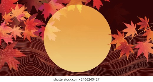 Otsukimi Fifteen Nights Autumn Background