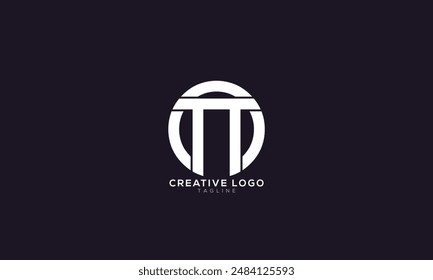 OTT TTO Abstract initial monogram letter alphabet logo design