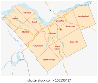 Ottawa Administrative Map