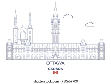 Ottawa Linear City Skyline, Canada