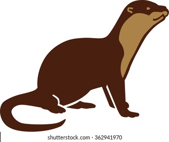 Otter cartoon