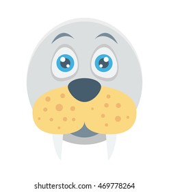 Otter Colored Vector Icon
