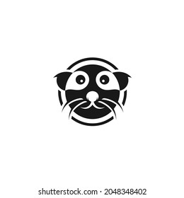 Otter Face, Cute Animals Logo Design