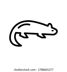 otter icon or logo isolated sign symbol vector illustration - high quality black style vector icons
