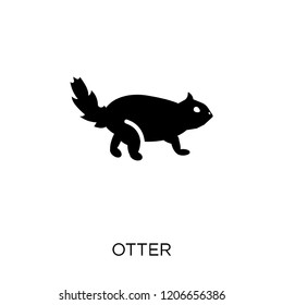 Otter icon. Otter symbol design from Animals collection. Simple element vector illustration on white background.