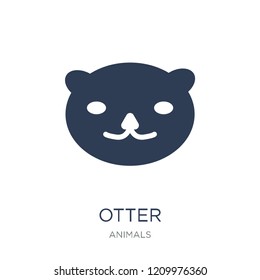 Otter icon. Trendy flat vector Otter icon on white background from animals collection, vector illustration can be use for web and mobile, eps10