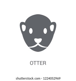 Otter icon. Trendy Otter logo concept on white background from animals collection. Suitable for use on web apps, mobile apps and print media.